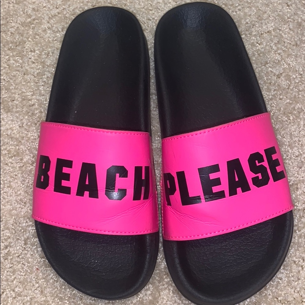 Pink VS Slides Hot Pink